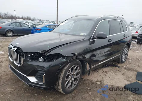 2021 BMW X7 xDrive40I из США, поврежденный, VIN 5UXCW2C01M9E40492